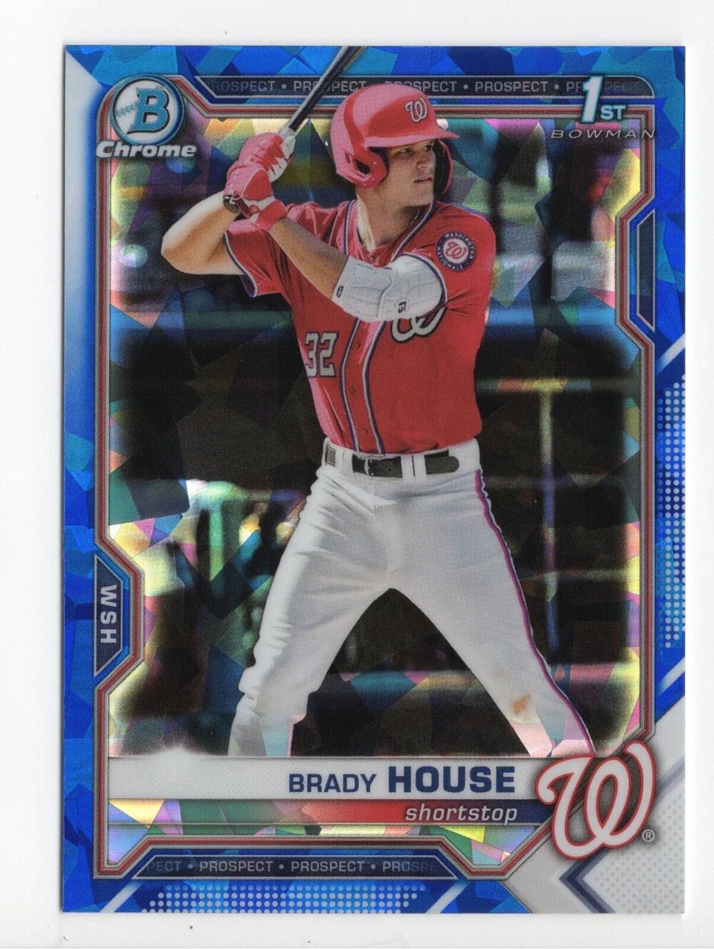 2021 Bowman Chrome Draft Sapphire Edition - Brady House #BDC-186 (RC)